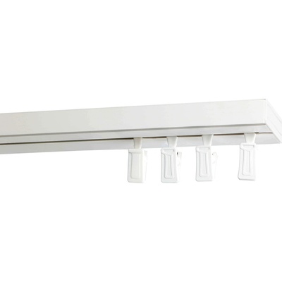 Rolmeister Stropní kolejnička PVC Bílá Jednodrážková 300 cm