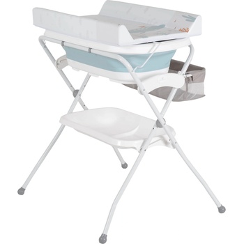 Cangaroo Вана със стойка и повивалник Cangaroo - Como, синя (112233)