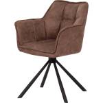 Bogdan Furniture Europe Стол К-347 кафяво/черно