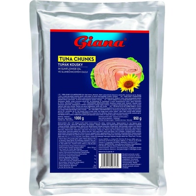 Giana Tuňák kousky v oleji 1 kg