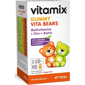 Fortex Vitamix Gummy Vita Bears, 60 желирани мечета, Fortex