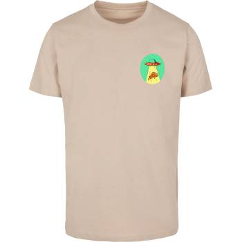 Mister Tee Тениска Ufo Pizza Tee sand XXLUB-MT1621-00208 - Черен, размер L