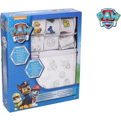 Wiky Paw Patrol tetovanie a vyfarbovacie samolepky