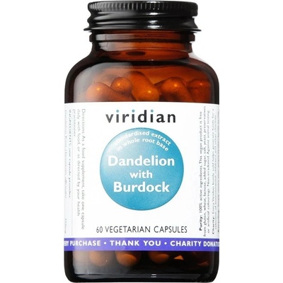 Viridian Dandelion with Burdock Pampeliška a lopuch 60 kapsúl