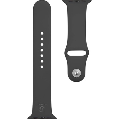 Tactical 488 silikonový řemínek pro Apple Watch 1/2/3/4/5/6/SE, 42/44mm, černá 2445848