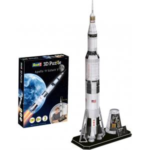 Revell 3D пъзел Revell - Аполо 11 Сатурн V, 136 части (R00250)