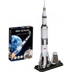 Revell 3D пъзел Revell - Аполо 11 Сатурн V, 136 части (R00250)