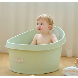 shnuggle Toddler Bath - Детска вана с тапа (9+ месеца) - цвят Mint/Мента (STB-MNT-EUR)