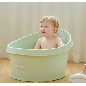 shnuggle Toddler Bath - Детска вана с тапа (9+ месеца) - цвят Mint/Мента (STB-MNT-EUR)