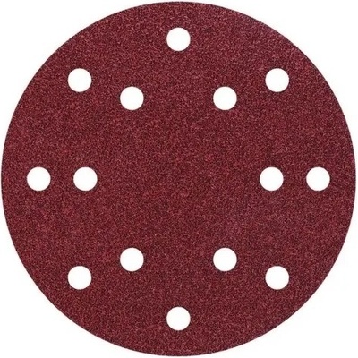 Wolfcraft 1842000 brúsny papier pre excentrické brúsky na suchý zips, s otvormi Zrnitosť 80 (Ø) 150 mm 5 ks