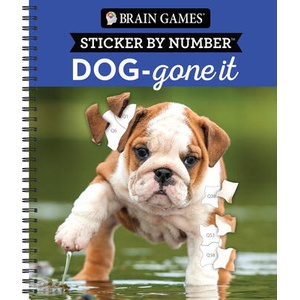Brain Games - Sticker by Number: Dog-Gone It (ISBN: 9781639383726)