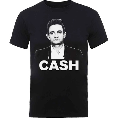 Johnny Cash Straight Stare Black M Риза (BILMAR00183M)