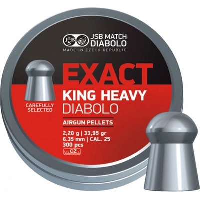 Diabolky JSB Exact King Heavy 6,35 mm 300 ks – Zboží Dáma