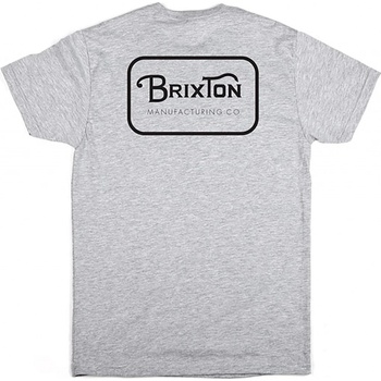 Brixton Grade Tee Heather Grey/Black