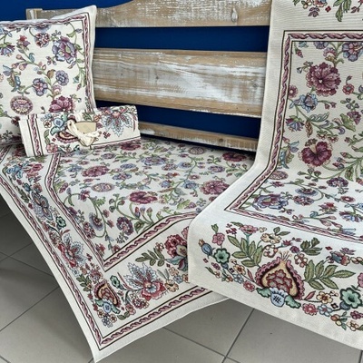 Texicop Gobelínové obrusy Eden 1057 natur 40x140cm