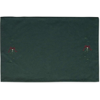 JUNA Vyšívané prostírání Mistletoe 49x32 cm zelená – Zbozi.Blesk.cz