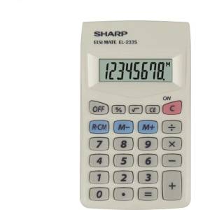 Sharp Джобен калкулатор, 8 цифри, sharp "el-233s" el233s (sh-el233s) Калкулатори