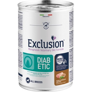 Exclusion Diabetic All Breeds pork, sorghum & pea 400 g