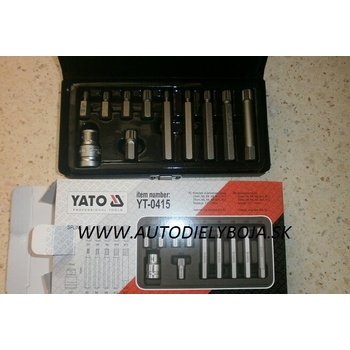 Sada bitov YATO 11 ks viaczubé box