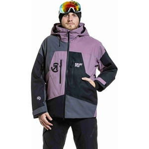 Meatfly мъжко SNB & SKI яке Shader Gray Dark / Orchid Meatfly | Siv | МЪЖЕ | M
