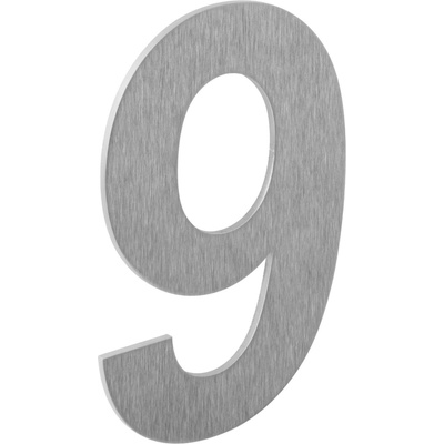 Walteco Domovní číslo "9", 130mm, nerez , 20903