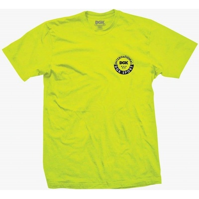 DGK tričko Sport Tee Safety Green