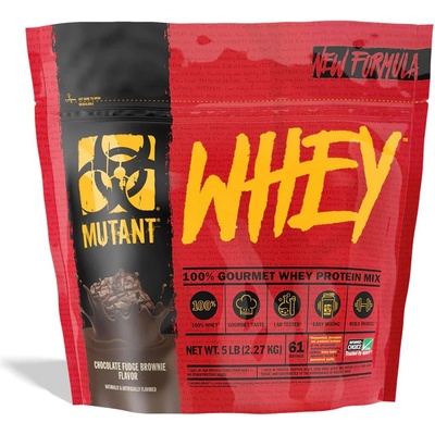 MUTANT Whey, chocolate fudge brownie, 2.27 kg, Mutant (21055EX)