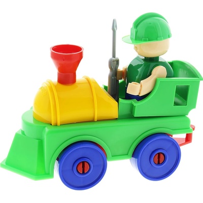BAUER Stavebnica Construction set Lokomotíva