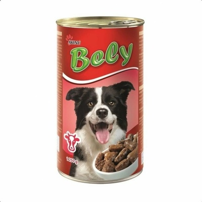 Bely kousky v omáčce s hovězím 1250 g