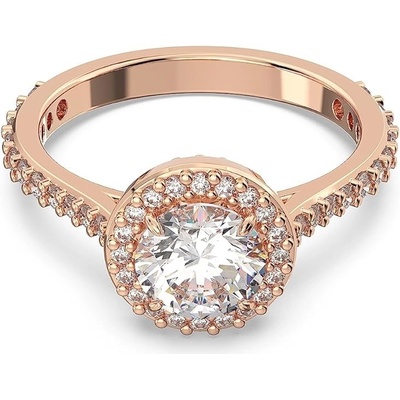 Swarovski Trblietavý bronzový prsteň so Swarovski kryštálmi Constella 563940
