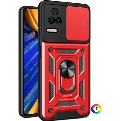 Xiaomi Poco F4/Redmi K40S Удароустойчив Ring Holder Калъф и Протектор