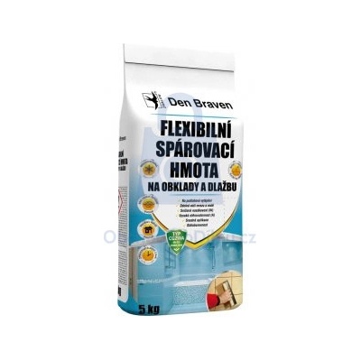 Den Braven Flexibilní spárovací hmota na obklady a dlažbu 2 kg tmavě hnědá