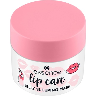 Essence Нощна маска за устни Lip Care Jelly, 02 Strawberry Milkshake, 8 g