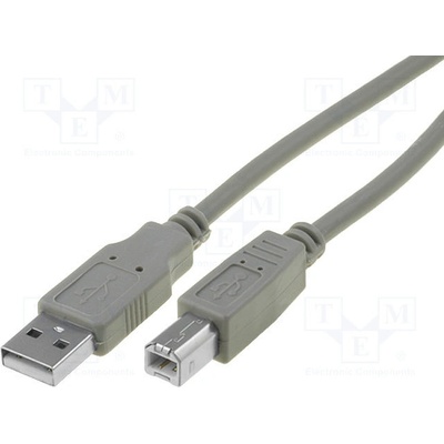 VCom CU201-015-PB USB 2.0, USB A vidlice, USB B vidlice, niklovaný, 1,5m