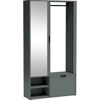 Jarstol Портманто с огледало milo uni зелен камък