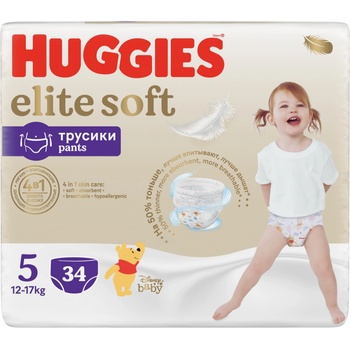HUGGIES Elite Soft Pants 5 34 ks