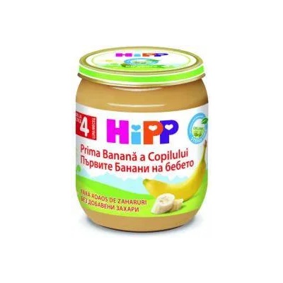 HiPP Пюре hipp, био първите банани на бебето 125г, 9062300139638