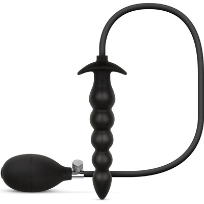 EasyToys Anal Collection Inflatable Anal Plug with Pump 20cm Black