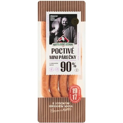 Kostelecké Uzeniny Poctivé mini párečky 0,180 kg