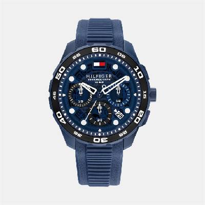 Часовник Tommy Hilfiger Tommy Hilfiger Mens Silicone Watch - Blue