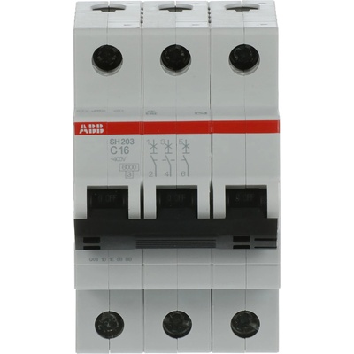 ABB АВТ. ПРЕДПАЗИТЕЛ 3p sh203-c16 (m518016)