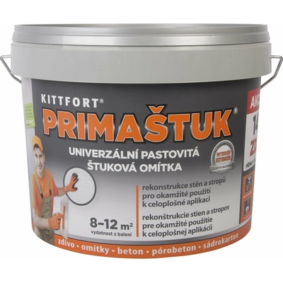 KITTFORT PRIMAŠTUK® Univerzálna štuková omietka 8 + 1 kg