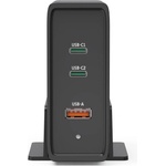 Hama Зарядна станция 140W, USB-C, 3 порта, GaN, Power Delivery (PD) (200019) - caretech