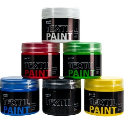 Profil Sada farieb na tmavý textil 6 x 50 ml