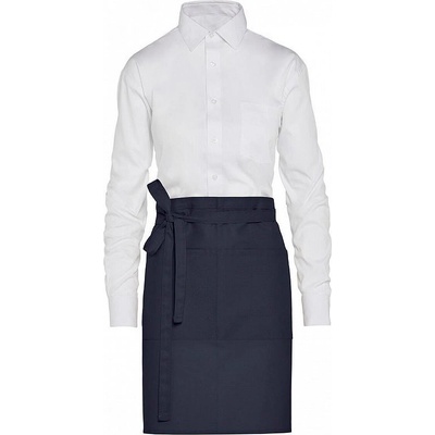 SG Accessories Bistro Ex JASSZ Bistro Krátká recyklovaná zástěra Brussels s přední kapsou modrá námořní