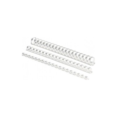 Plast.hrebeň 25mm/181-210l biely (bal=50ks)