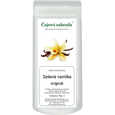 Čajová zahrada Zelená vanilka zelený ochucený čaj 90 g