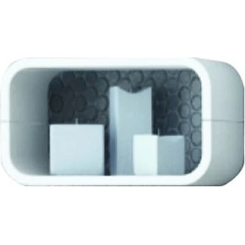 Image 1 of SEREL Комплект обзавеждане за баня - шкаф за баня Oval 80 + мивка CH33, бял лак или мат - Шкаф + мивка , Колона Oval 35 (SHKAF-OVAL80-LAK-COL35)