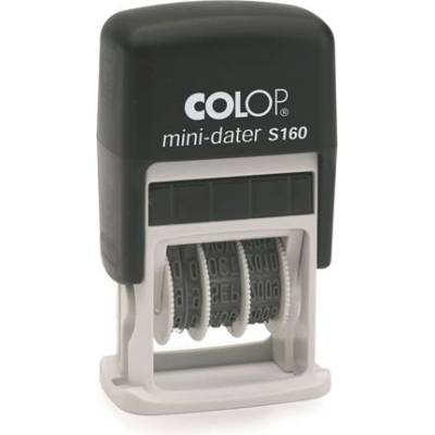 COLOP Печат с дата, colop "s 160", синя подложка 01051660 (01051660)