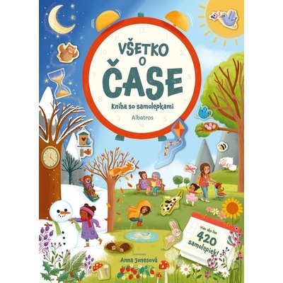Kniha so samolepkami Všetko o čase
